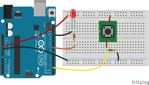arduino push button counter code lcd circuit  working