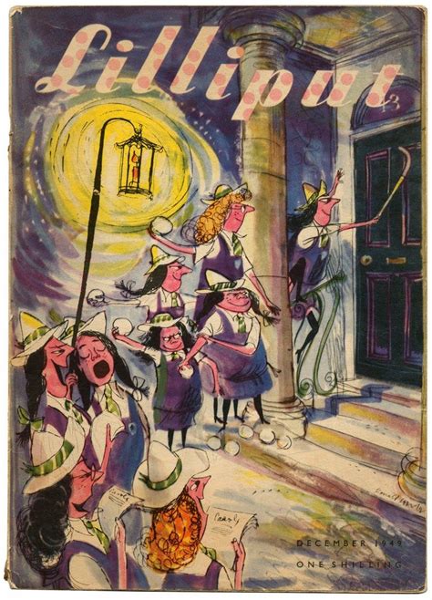 lilliput december 1949 cover art the girls of st