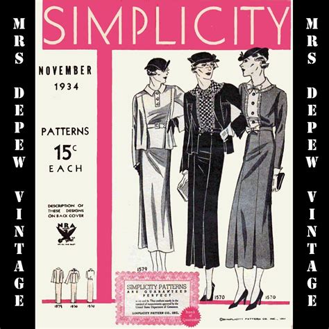 vintage pattern catalog  booklets simplicity march