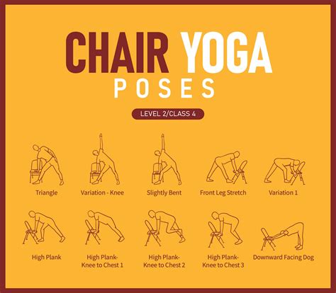 chair yoga printable