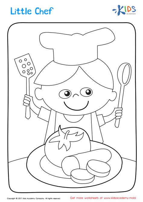 chef coloring page printable coloring pages sports coloring pages