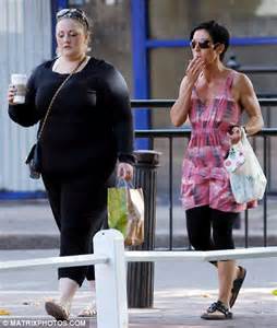 jessie wallace sheds the pounds but also reduces her once ample cleavage daily mail online