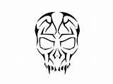 Skull Tribal Designs Drawings Tattoo Paintingvalley sketch template