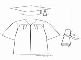Diploma Coloring Graduation Gown Getdrawings Pages Getcolorings Color sketch template