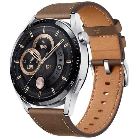 Huawei コジマ｜スマートウォッチ Huawei Watch Gt3 46mm Brown Leather Watchgt3 46mm