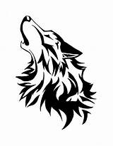 Wolf Outline Drawing Howling Clip Vector Cliparts Head Wolves Stencil Clipart Tattoo Attribution Forget Link Don sketch template