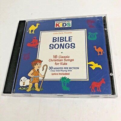 cd cedarmont kids bible songs  songs split track  hr playing time