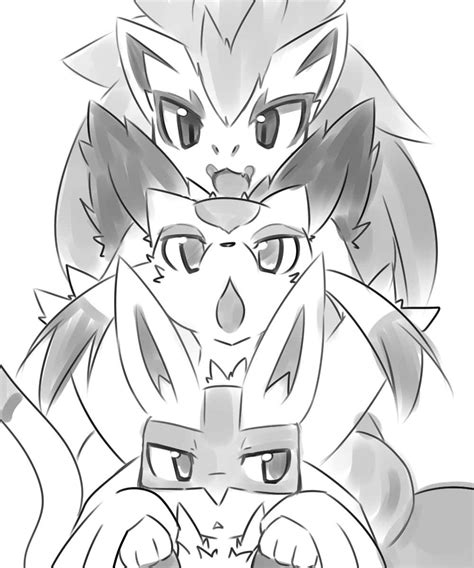 Lucario Mienshao And Zoroark By Ushioppoi Lucario Know Your Meme
