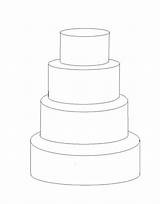 Cake Tier Templates Wedding Template Cakes Outline Layer Sketch Square Drawing Sketches Plain Round Decorating Cupcake Cupcakes Visit Own Tall sketch template