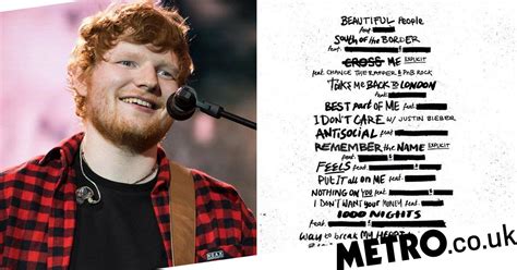 all the collaborations on ed sheeran s new album no 6 collaborations