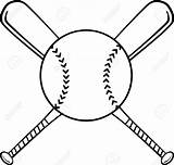Softball sketch template