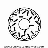 Donut Sprinkles Colorir Rosquinha Doughnut Ciambella Bestcoloringpagesforkids Icing Ultracoloringpages sketch template