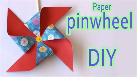 Diy Crafts Paper Pinwheel Ana Diy Crafts Youtube