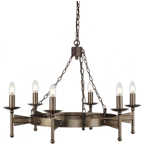 cw  brz cromwell  light chandelier  bronze