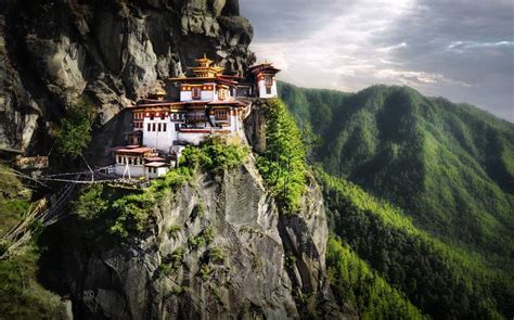 paro taktsang monastery the tiger s nest in bhutan north bengal tourism