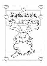 Kartki Walentynkowe Kolorowanki Walentynkowa Kartka Dzieci Superkid Wzór sketch template