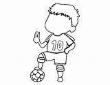 Player Number Coloring Coloringcrew sketch template