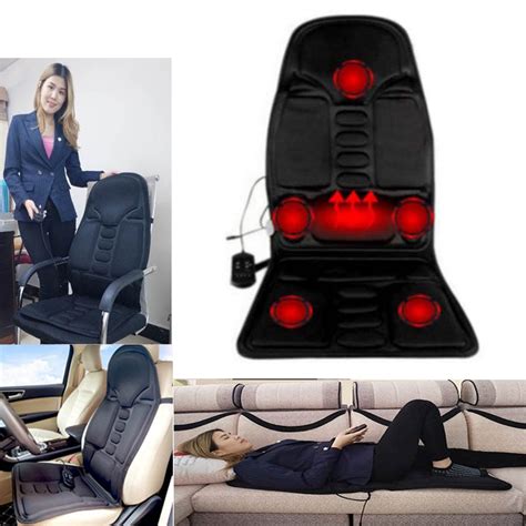 Electric Massager Home Car Chair Massage Chairs Seat Vibrator Back Neck