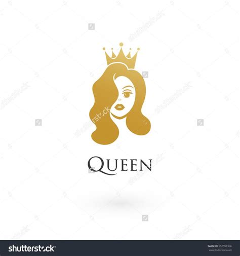 Beauty Sexy Queen Wearing Crown Logo Crown Me
