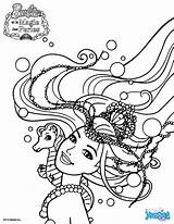 Mermaid Lumina Perles Magie Hellokids sketch template