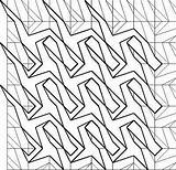 Tessellation sketch template