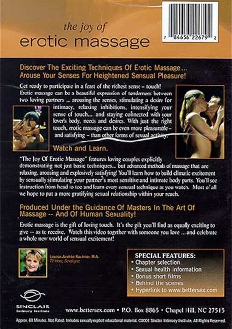 joy of erotic massage the 2001 adult dvd empire