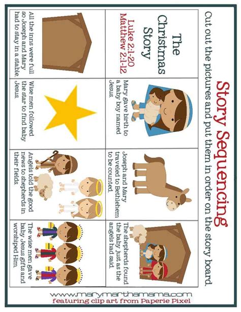 christmas worksheets  preschoolers jesus birth mary martha mama