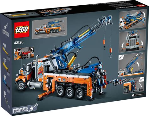 lego technic  heavy duty tow truck set preview  lego car blog