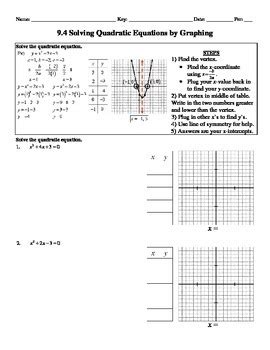 holt algebra  solving quadratic equations  graphing worksheet