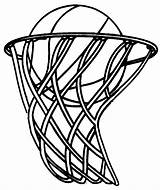 Basketball Clipart Hoop Pages Coloring Colouring Logo Ball Gif Crafts sketch template