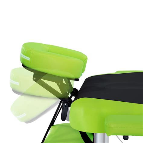 Zenses 3 Fold Portable Aluminium Massage Table Green And Black