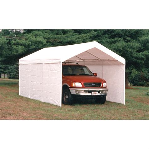 shelterlogic max ap sidewalls doors canopy enclosure kit     garage car