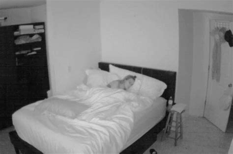 woman discovers ghost on bedroom cam as she sleeps daily