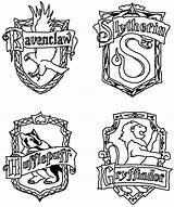 Potter Harry Coloring Pages Color Print Hogwarts sketch template