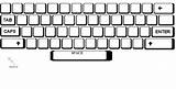 Keyboard Qwerty Elementary S437 sketch template