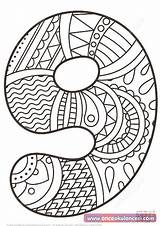 Ausmalen Mandalas Zahlen Malen Zahlenland Schreibwerkstatt sketch template