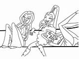 Winx Trix Coloring Pages Laughing Club Enchantix Pixie Girls Butterflix Believix Deviantart Categories sketch template