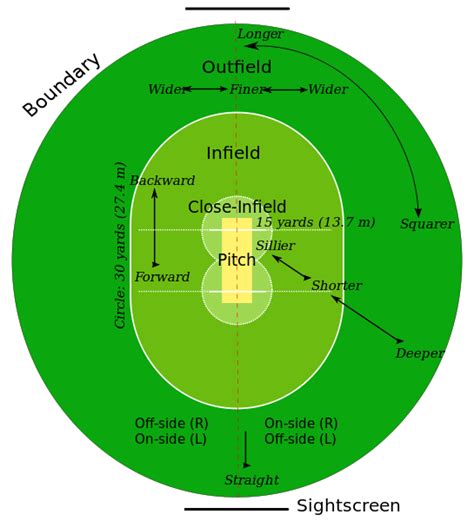 bentuk  ukuran lapangan kriket kalsel