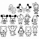 Coloring Disney Pages Cute Getcolorings sketch template