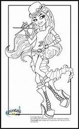 Monster High Coloring Pages Colouring Cute Kids Z31 Odd Dr Choose Board Read Adult sketch template