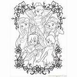 Disney Coloring Pages Rainbow Magic Crayola Kids Fairy Fairies Color Print Faries Colouring Templates Astonishing sketch template
