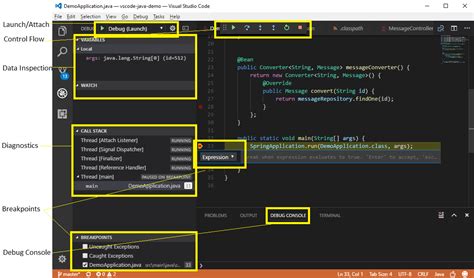 visual studio code  debug java applications