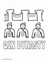 History Coloring Pages Dynasty Qin Mystery Visit Getcolorings sketch template