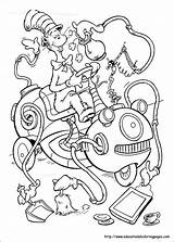Dr Seuss Coloring Pages Odd sketch template