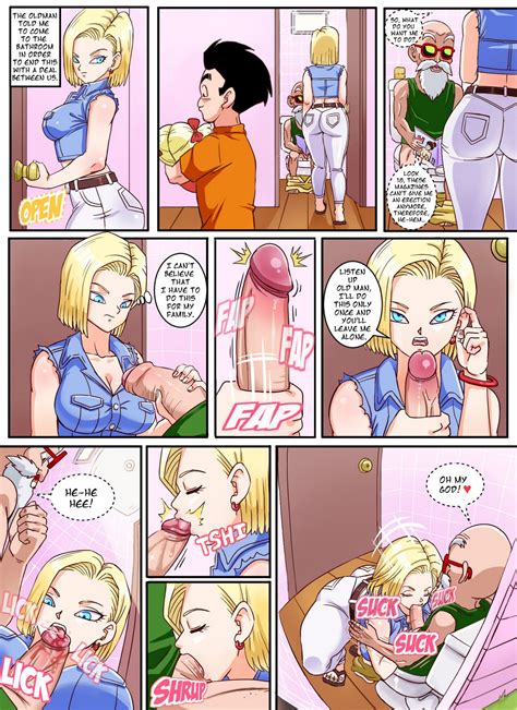 Pinkpawg Android 18 X Roshi Dragon Ball Z Porn