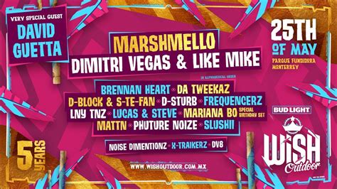 wish outdoor mexico 2019 line up youtube