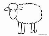 Sheep Coloring Pages Drawing Lamb Printable Preschool Kids Cool2bkids Print Face Template Outline Clipartmag sketch template