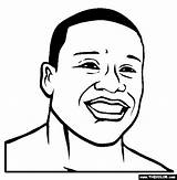 Floyd Mayweather sketch template