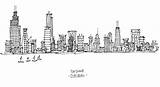 Skyline Chicago Drawing Sketch Simple Outline Cityscape Easy Line Drawings Nashville Coloring City Pages Paintingvalley Boston Related Choose Board Printable sketch template
