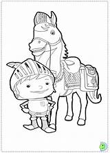 Knight Mike Coloring Dinokids Pages Close Printable Books sketch template